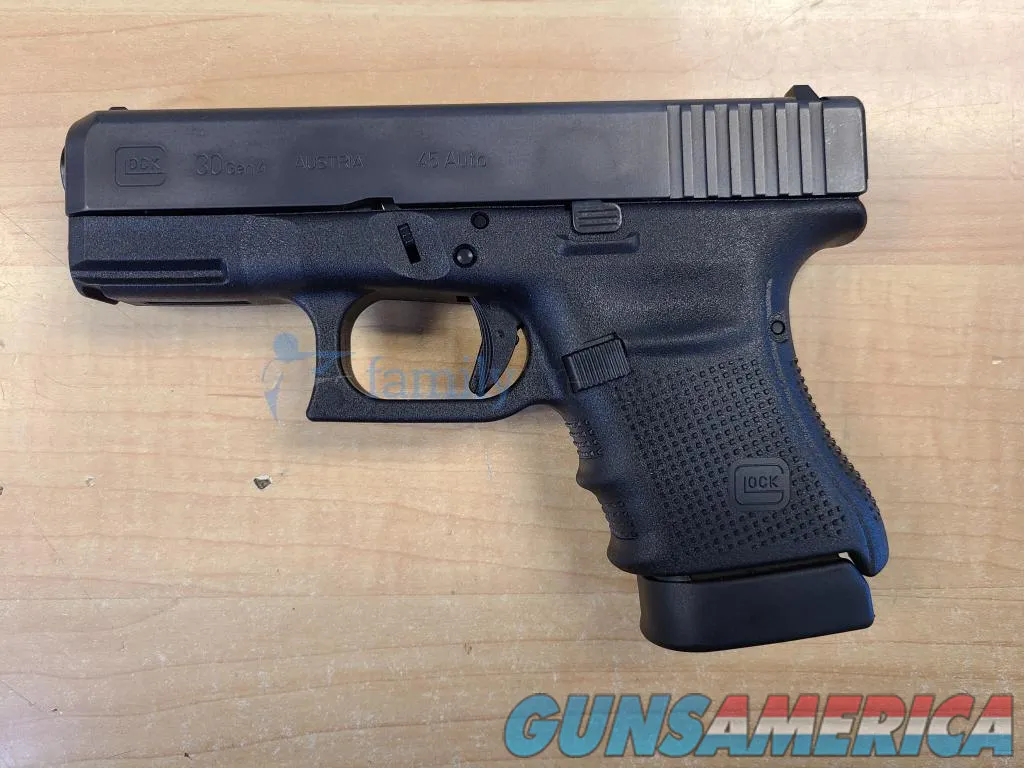 Glock 30 Gen 4 45acp 10rd 3.78" 3 mags PG3050201