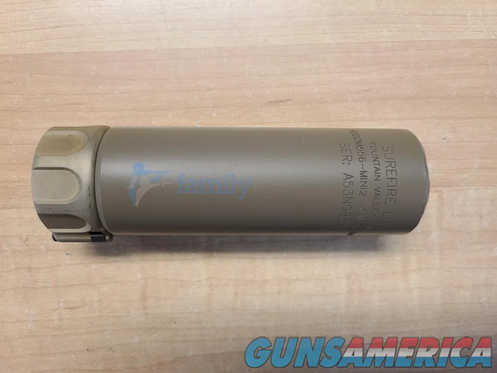 Surefire 2nd Gen SOCOM MINI Rifle Suppressor Silencer 5.56 DE FDE