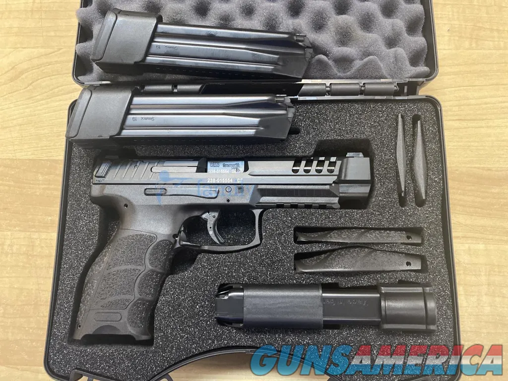 HK VP9L OR 9mm 5" 20rd Optics Ready Night Sights 81000592