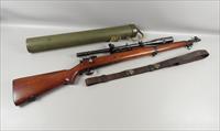 US Model 1903 A1 National Match Target Rifle with USMC unertl Sniper Scope and Case Img-1