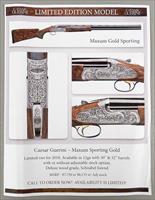 CAESAR GUERINI LIMITED EDITION MAXUM GOLD SPORTING 32 Inch NIB Shotgun Img-57