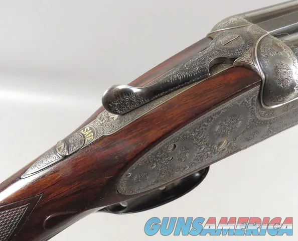 BOSS & Co 20 Gauge Side By Side Assisted Opening London Shotgun with Case Img-8