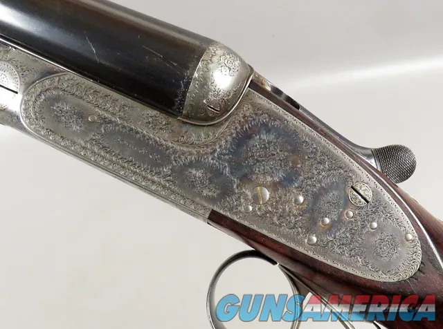 BOSS & Co 20 Gauge Side By Side Assisted Opening London Shotgun with Case Img-13