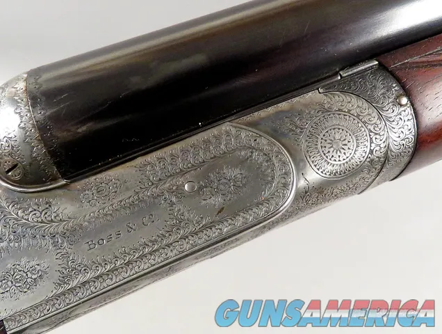 BOSS & Co 20 Gauge Side By Side Assisted Opening London Shotgun with Case Img-24