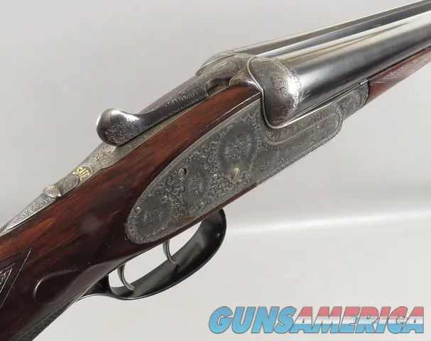 BOSS & Co 20 Gauge Side By Side Assisted Opening London Shotgun with Case Img-1