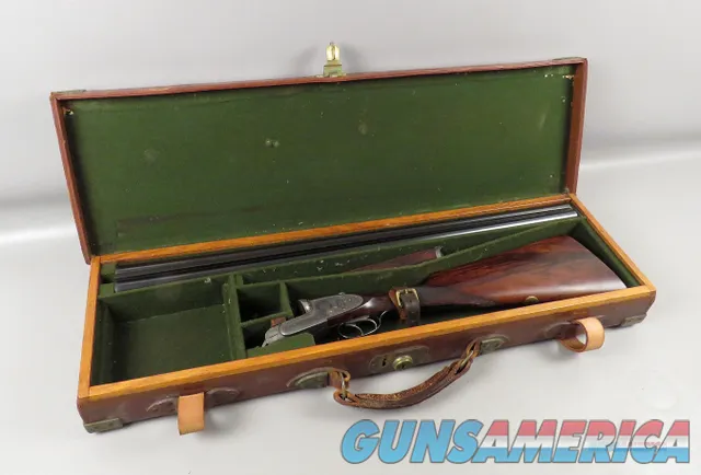 BOSS & Co 20 Gauge Side By Side Assisted Opening London Shotgun with Case Img-60