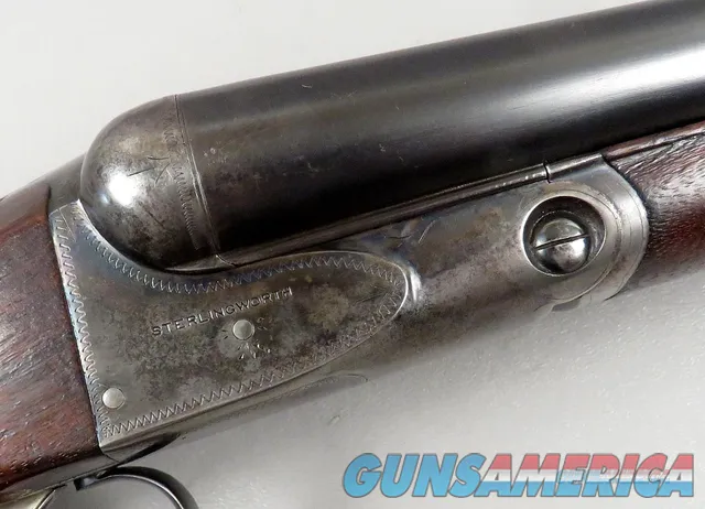 FOX STERLINGWORTH 12 Gauge PIN GUN Side By Side Shotgun Img-9