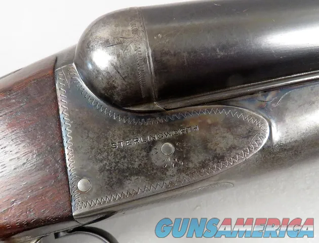 FOX STERLINGWORTH 12 Gauge PIN GUN Side By Side Shotgun Img-10