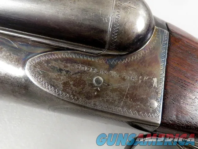 FOX STERLINGWORTH 12 Gauge PIN GUN Side By Side Shotgun Img-22