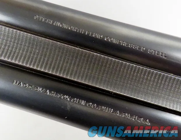 FOX STERLINGWORTH 12 Gauge PIN GUN Side By Side Shotgun Img-38