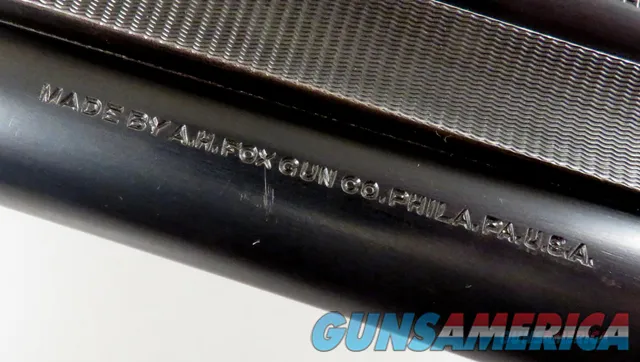 FOX STERLINGWORTH 12 Gauge PIN GUN Side By Side Shotgun Img-40