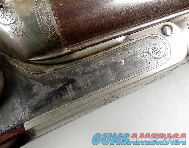 Antique 10 Gauge Parker Hammer Shotgun with Damascus Barrels VERY NICE Img-11