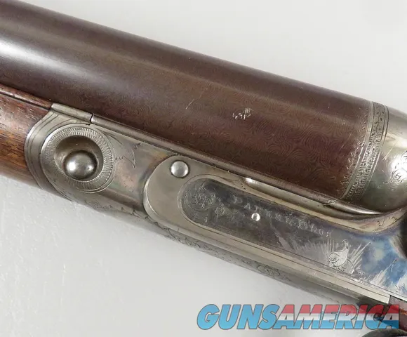 Antique 10 Gauge Parker Hammer Shotgun with Damascus Barrels VERY NICE Img-24
