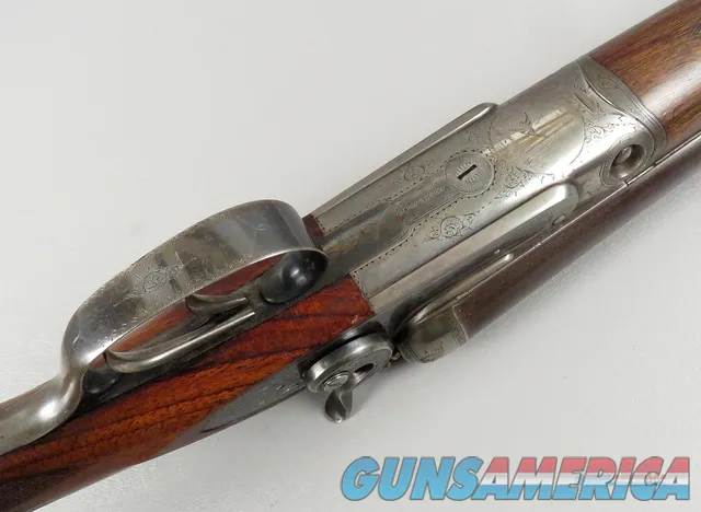 Antique 10 Gauge Parker Hammer Shotgun with Damascus Barrels VERY NICE Img-48