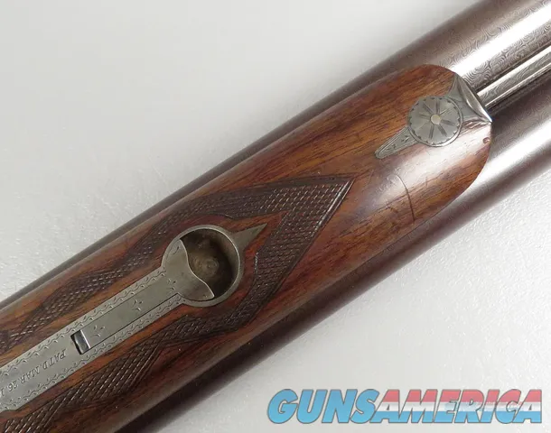 Antique 10 Gauge Parker Hammer Shotgun with Damascus Barrels VERY NICE Img-54