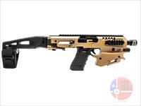 Glock 22 Gen3 MCK .40S&W 4.5", Black/Metallic Gold/FDE