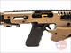 Glock 22 Gen3 MCK .40S&W 4.5", Black/Metallic Gold/FDE