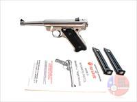 Ruger Mark II .22LR 4.75" Tapered Barrel, Stainless, Original Box
