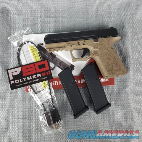 P80 Polymer80 PFC9 Flat Dark Earth 10rnd 9mm Luger Pistol