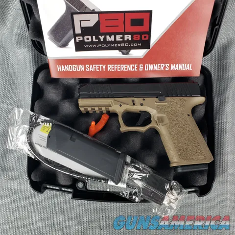 P80 Polymer80 PFC9 Flat Dark Earth 10rnd 9mm Luger Pistol