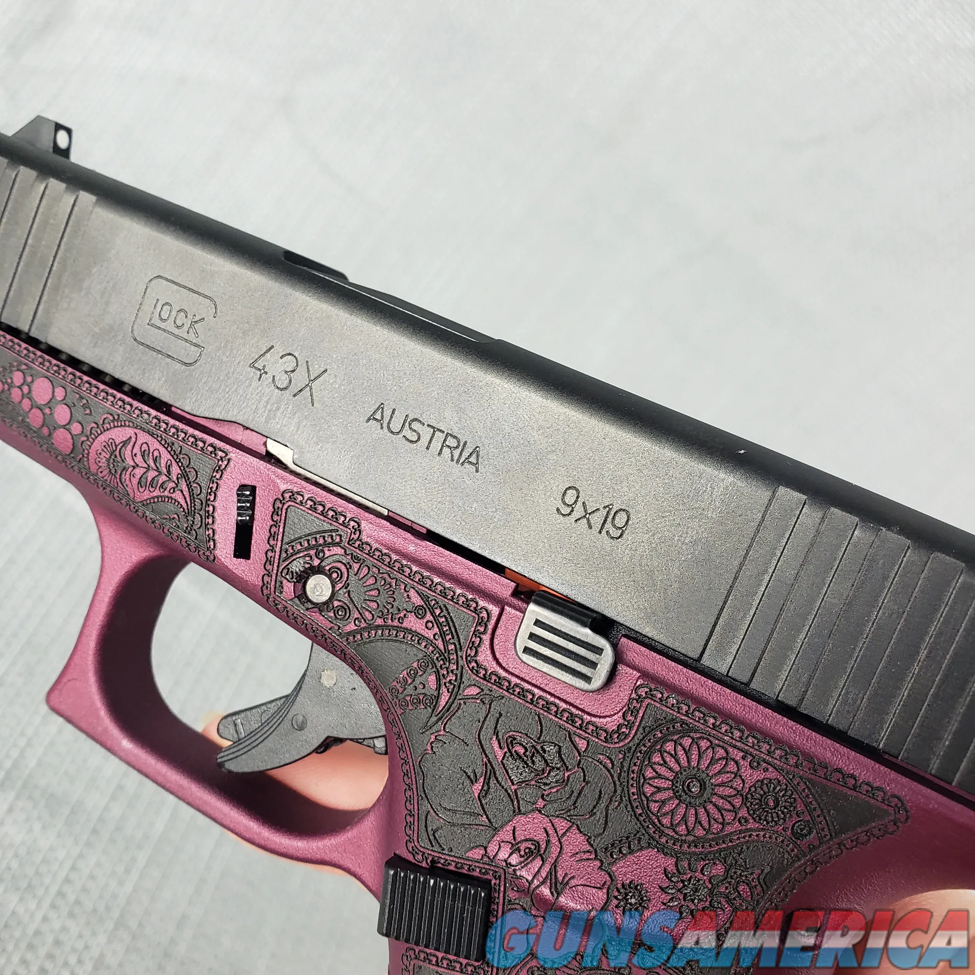 Glock 43X "Black Cherry Paisley" Pi... for sale at