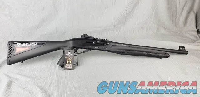 Aselkon IT1 12GA Tactical Pistol Grip Semi-Auto Shotgun w Pro Case