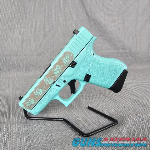 Glock 43 Gen 3 "Glocks & Roses" Tiffany Custom 9mm NIB