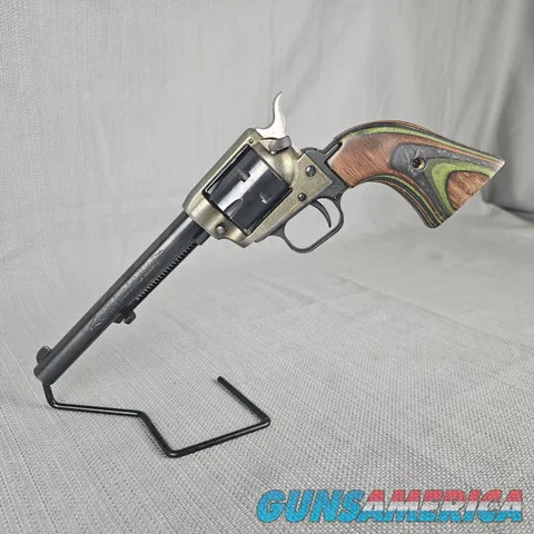 Heritage Rough Rider 6.5" Camo Laminte .22 LR 6rnd Revolver