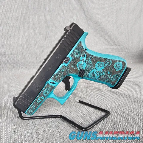 Glock 43X Tiffany & Paisley Custom 9mm Pistol NIB