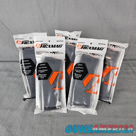 Lot of 5 - Hexmag Ar-15/M4/M16 Magazine Series 2 / 30 rnds - Gray Img-2