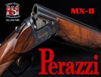 Perazzi MX-8 32” GIACOMO 100% Refurbish Adj. Comb, Step Rib Pigeon Ported w/Krieghoff Case