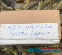RCBS 500-450 Nitro Express Dies sent to Elmer Keith Unopened Box