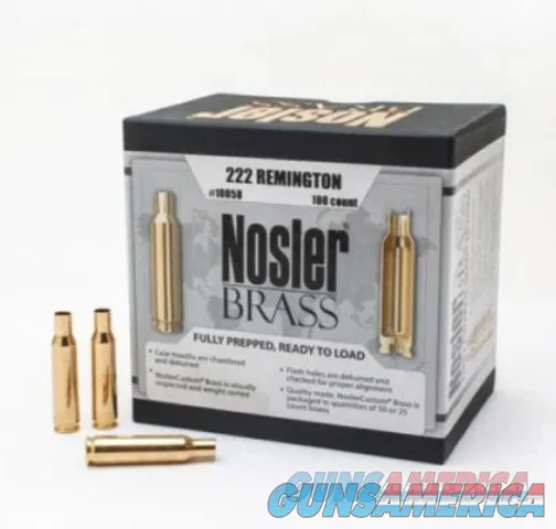 Nosler Brass, .222 Remington