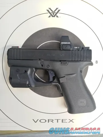 Glock 43x 9mm red dot and light/laser