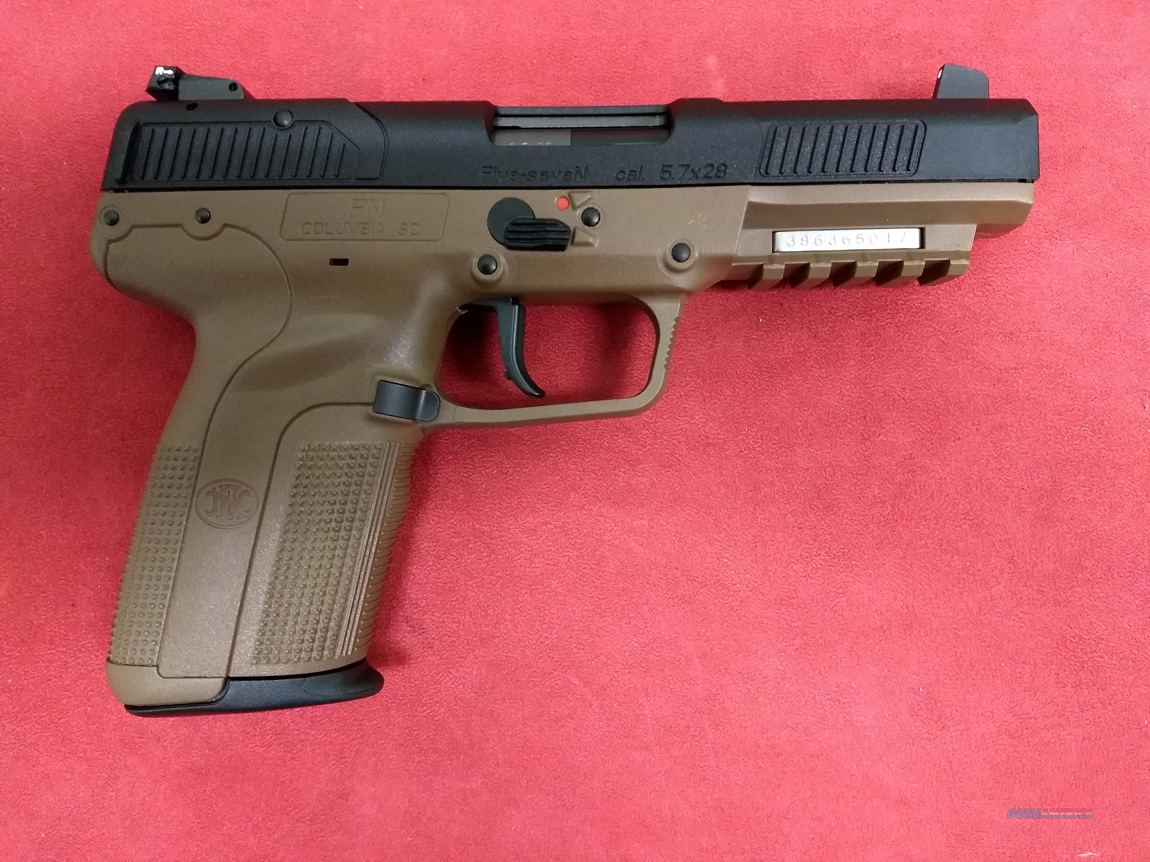 FN Five-seveN pistol, 5.7x28mm, FDE... for sale at Gunsamerica.com ...