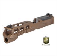 Sig Sauer P320 PROCUT Slide Assembly XRAY3 Sights Coyote Finish
