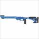 MasterPiece Arms MPA BA Chassis Inletted for Remington 700 Short Action Blue
