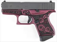 Glock G43 Gen 4 Black Cherry "Glock & Paisley" 9mm