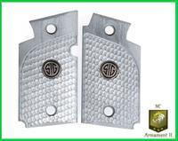 Sig Sauer P938 G10 Piranha Gray Grips With Medallion