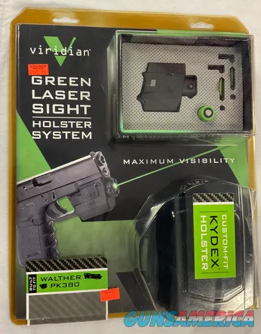VIRIDIAN GREEN LASER AND HOLSTER KIT FOR WALTHER PK380