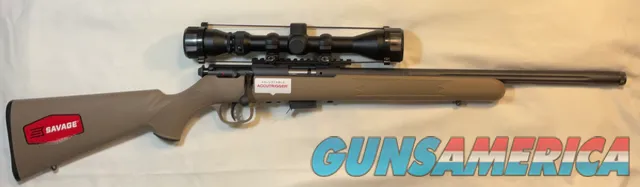 SAVAGE 93 FVPX .22 MAGNUM BOLT ACTION RIFLE W/SCOPE, RINGS AND MOUNT