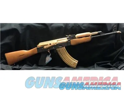 CENTURY ARMS VSKA AK 47, CUSTOM 24KT GOLD ACCENTS, 7.62X39 