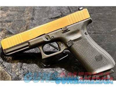 GOLD & NICKEL PLATED! Glock G17 Gen5 9mm Luger 4.49"  
