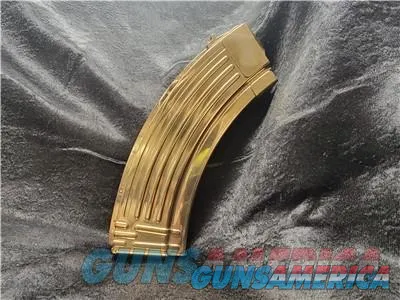 CUSTOM 24K GOLD PLATED 30 ROUND AK-47 MAGAZINE