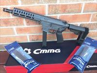 CMMG Banshee AR 15 Pistol 9mm Sniper Grey  8" , SBA3 Pistol Brace ,Free 2 extra 33 Rd Magazines for a total of 3 Takes Glock Mags RADIAL DELAYED BLOWBACK Billet Alum. NIB, FREE LAYAWAY