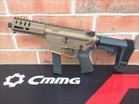 CMMG Banshee AR 15 Pistol 40 S&W Burnt Bronze 5" NEW MODEL!! with SBA3 Pistol Brace 22 Rd Magazine Takes Glock Mags RADIAL DELAYED BLOWBACK Billet Alum. NIB FREE LAYAWAY