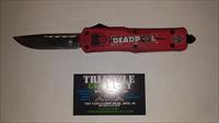 Cobratec OTF Deadpool Knife Tactical Out the Front Rare No CC Fees