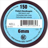 RWS AMMO .22BB CAP-6MM RIMFIRE 2319355