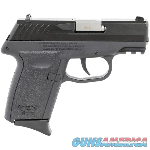 SCCY CPX- 2 Gen3 9mm Pistol, Black on Black, DAO 10+1, No Safety