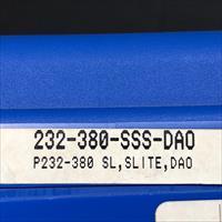 SIG P232 STAINLESS 380 DAO NIGHT SIGHTS